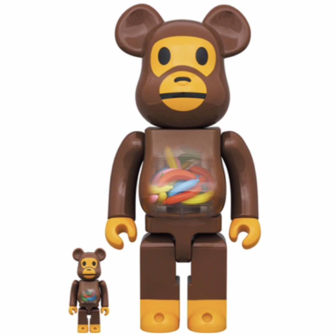 bearbrickBABY MILO BANANA BE@RBRICK 100% & 400%