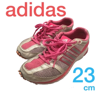 アディダス(adidas)のadidas❤スニーカー　ピンク　23cm　アディダス　靴　即購入可能(スニーカー)