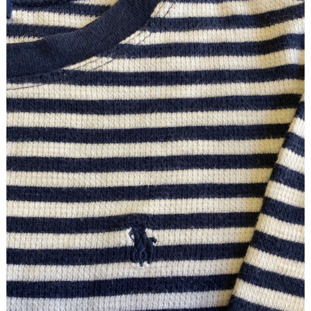 POLO RALPH LAUREN(ポロラルフローレン)のPOLA RALPH LAUREN 長袖ボーダーニットロングスリーブＴシャツ キッズ/ベビー/マタニティのキッズ服男の子用(90cm~)(Tシャツ/カットソー)の商品写真