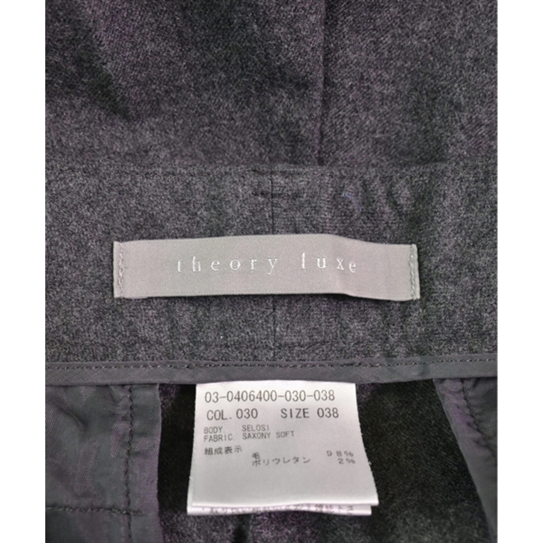 Theory luxe(セオリーリュクス)のtheory luxe スラックス 38(M位) チャコールグレー 【古着】【中古】 レディースのパンツ(その他)の商品写真