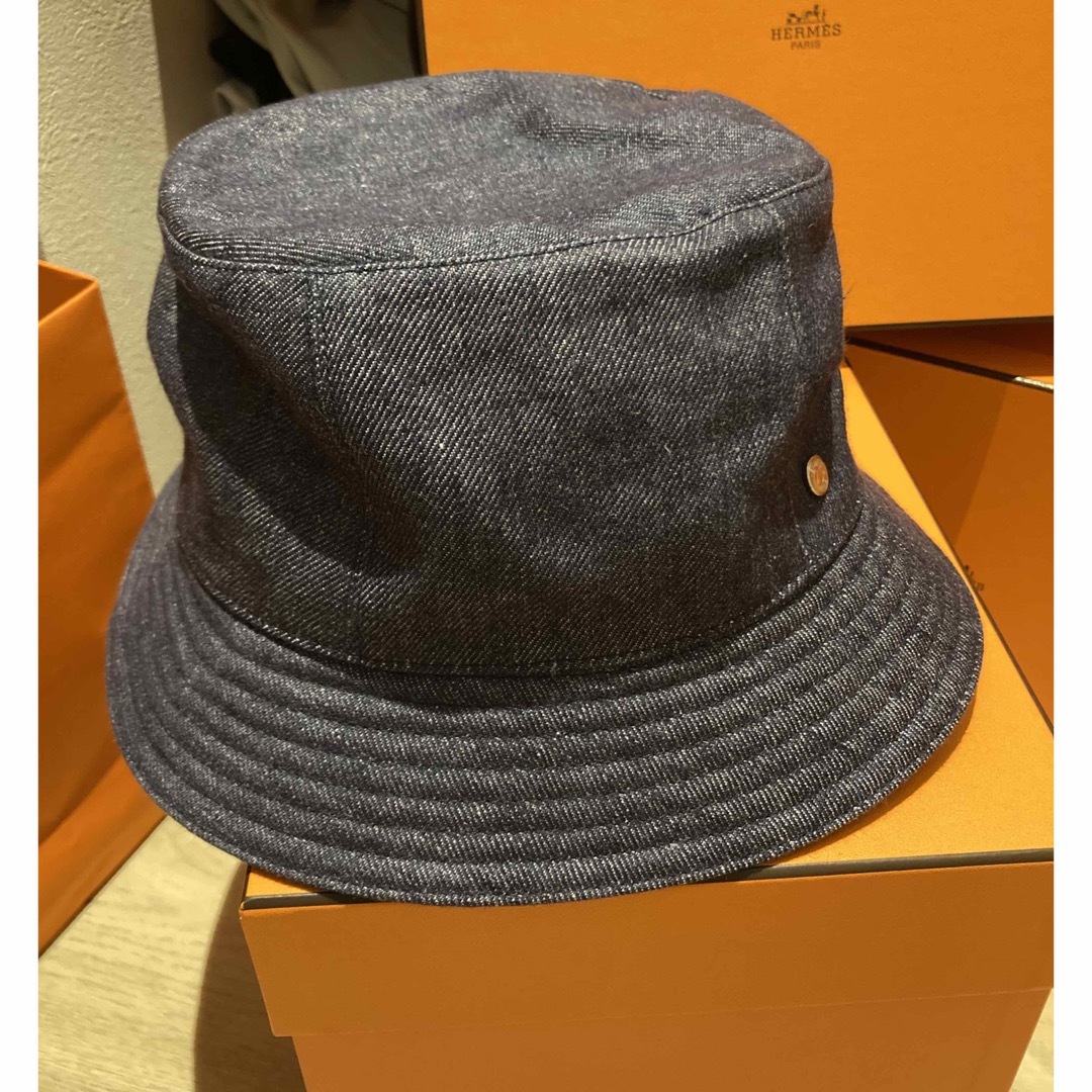 新品☆エルメス バケットハット カルヴィ 58 新品☆エルメス バケットハット カルヴィ 58