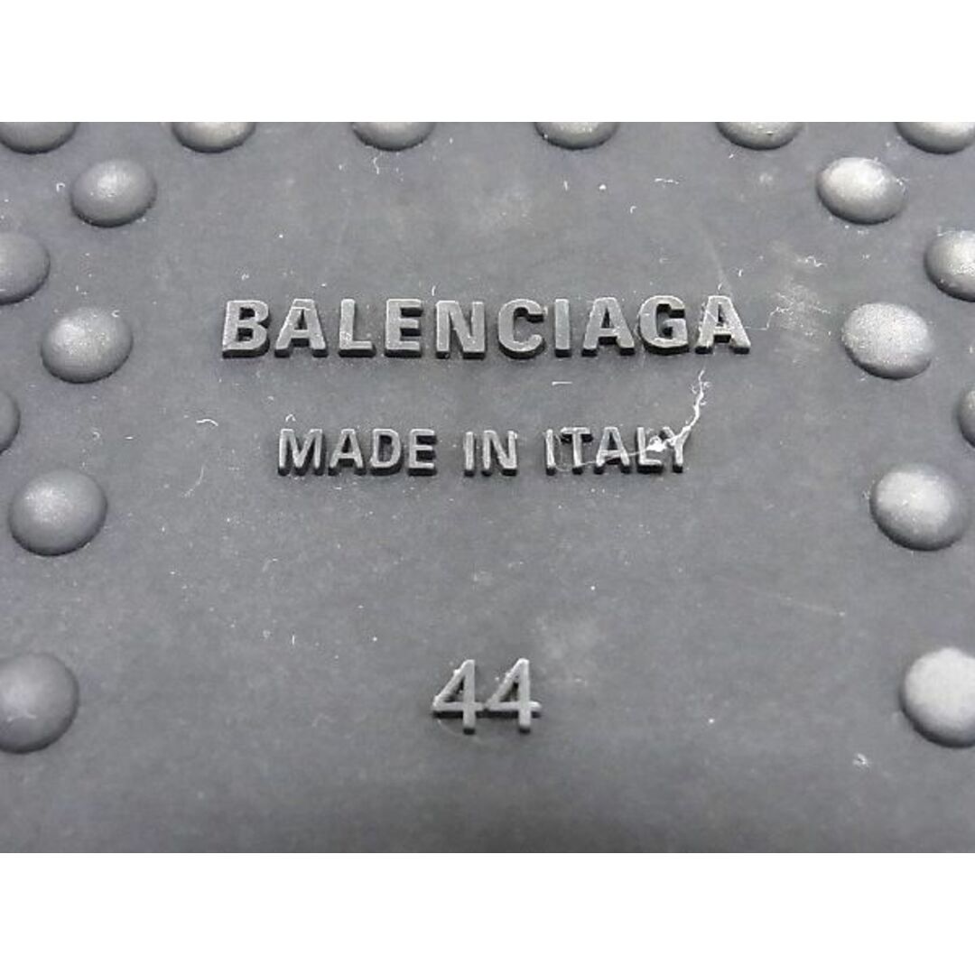 Balenciaga(バレンシアガ)の■美品■ BALENCIAGA バレンシアガ ベロア スリッパ 表記サイズ 44 (約29.0cm) 靴 メンズ ブラック系 AQ3179 レディースのファッション小物(その他)の商品写真