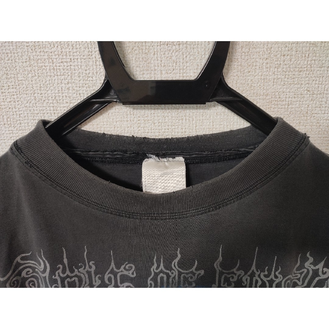 【値下げ不可】古着 90s cradle of filth ロンＴ ボロ メンズのトップス(Tシャツ/カットソー(七分/長袖))の商品写真