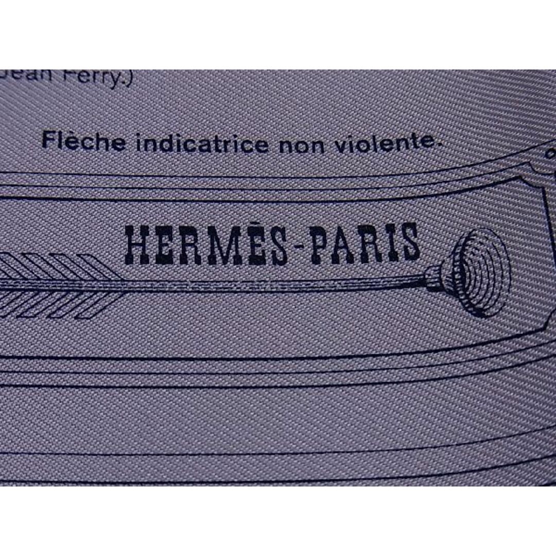 ■新品■未使用■ HERMES エルメス Les Objets Introuvables 【おかしな道具たち】カレ45 プチカレ シルク ハンカチーフ ブルー系 AQ1298