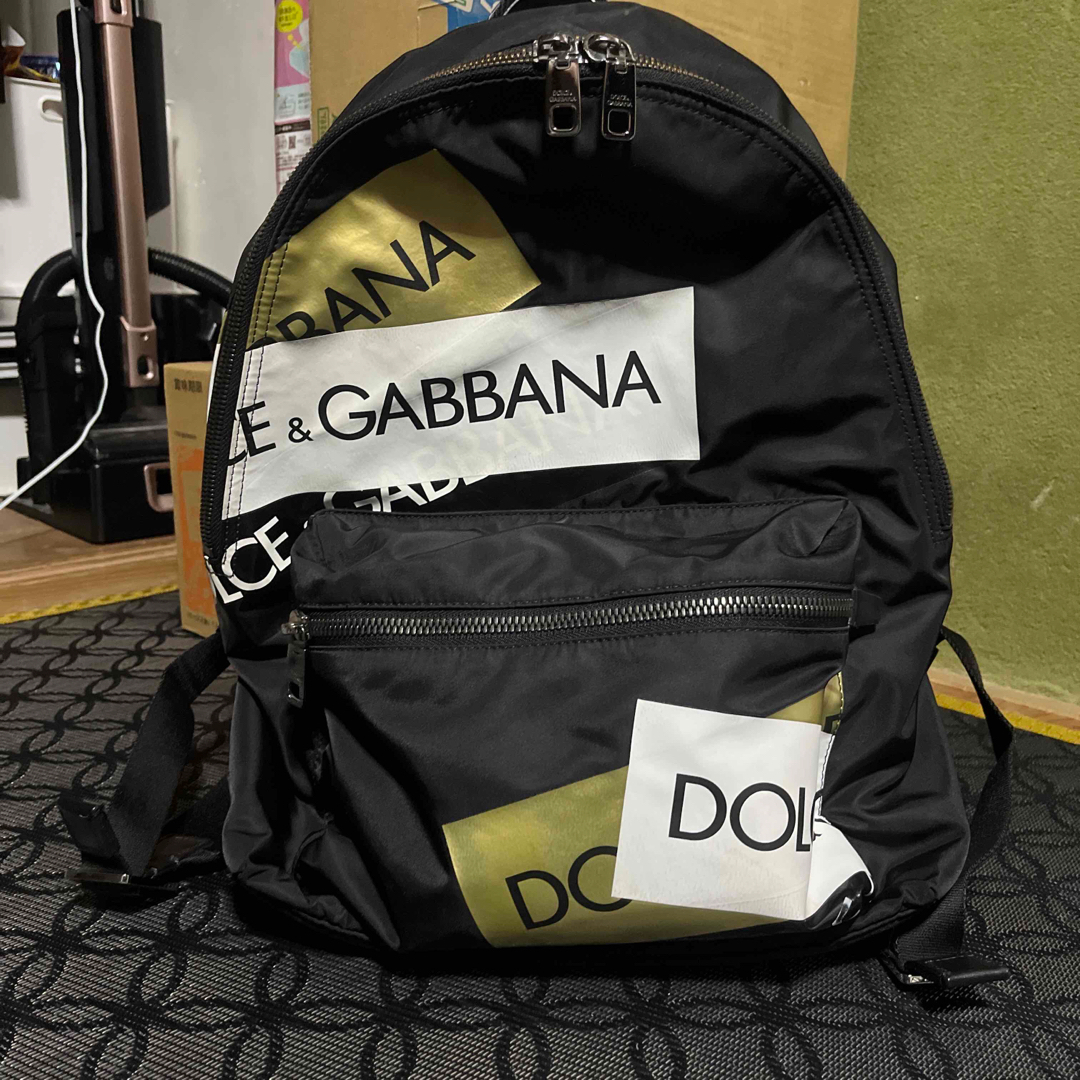 ドルチェ＆ガッバーナ DOLCE&GABBANA リュック ナイロン 黒　中古 | フリマアプリ ラクマ