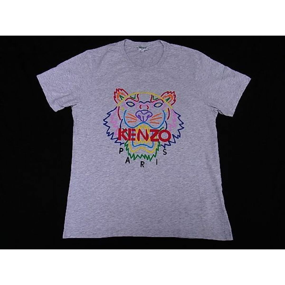 KENZO(ケンゾー)の■極美品■ KENZO ケンゾー コットン100％ 半袖 Tシャツ トップス 表記サイズ L 洋服 メンズ レディース グレー系 BG1622 メンズのファッション小物(その他)の商品写真