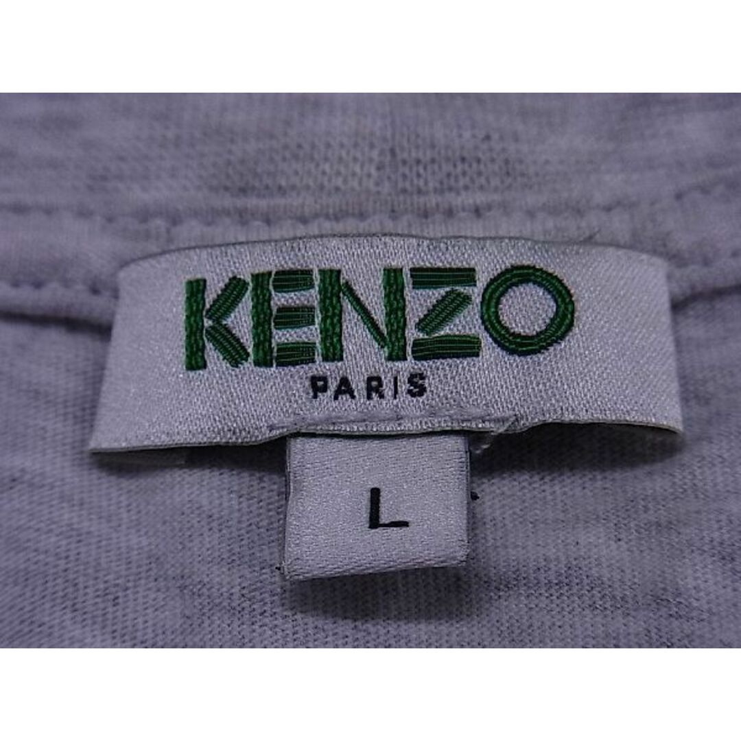 ■極美品■ KENZO ケンゾー コットン100％ 半袖 Tシャツ トップス 表記サイズ L 洋服 メンズ レディース グレー系 BG1622