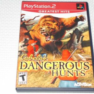 プレイステーション2(PlayStation2)のPS2★Cabela's DANGEROUS HUNTS 海外版 北米版(家庭用ゲームソフト)