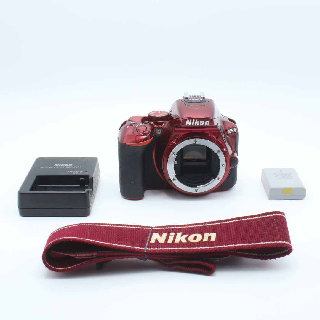 Nikon D5500 ボディ レッド デジタル一眼レフ 8
