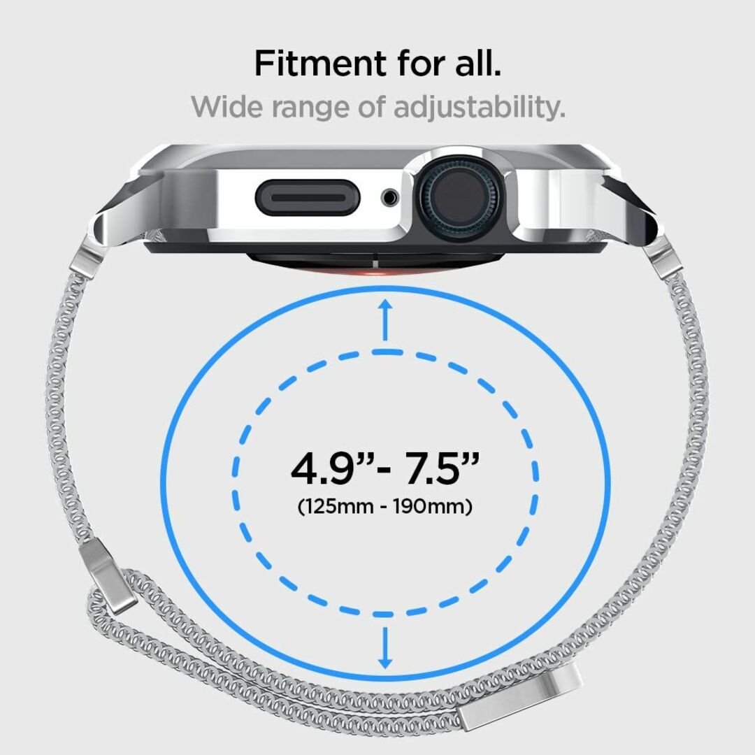 【特価商品】Apple Watch バンド ステンレス ケース 一体型 ステンレ 2