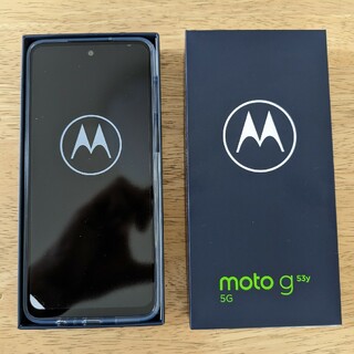 モトローラ(Motorola)のMOTOROLA moto g53y 5G A301MO アークティックシルバー(スマートフォン本体)