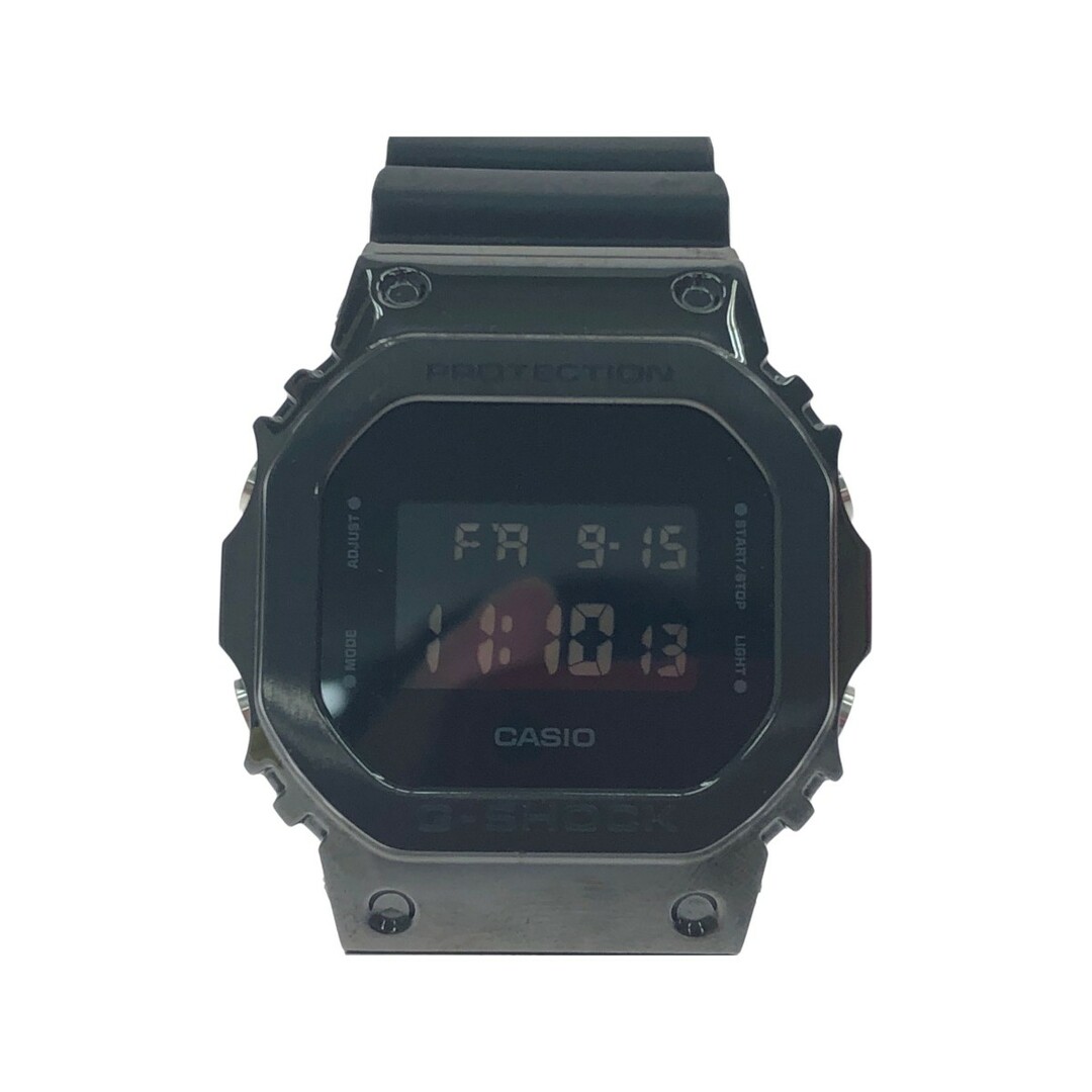 ▼▼CASIO カシオ メンズ腕時計 クオーツ G-SHOCK Gショック デジタル メタルカバー ラバー スクエアフェイス GM-5600B