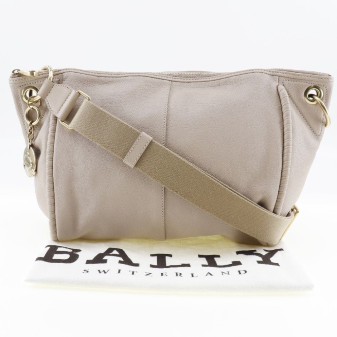 Bally - 【BALLY】バリー ワンショルダー レザー ベージュ レディース