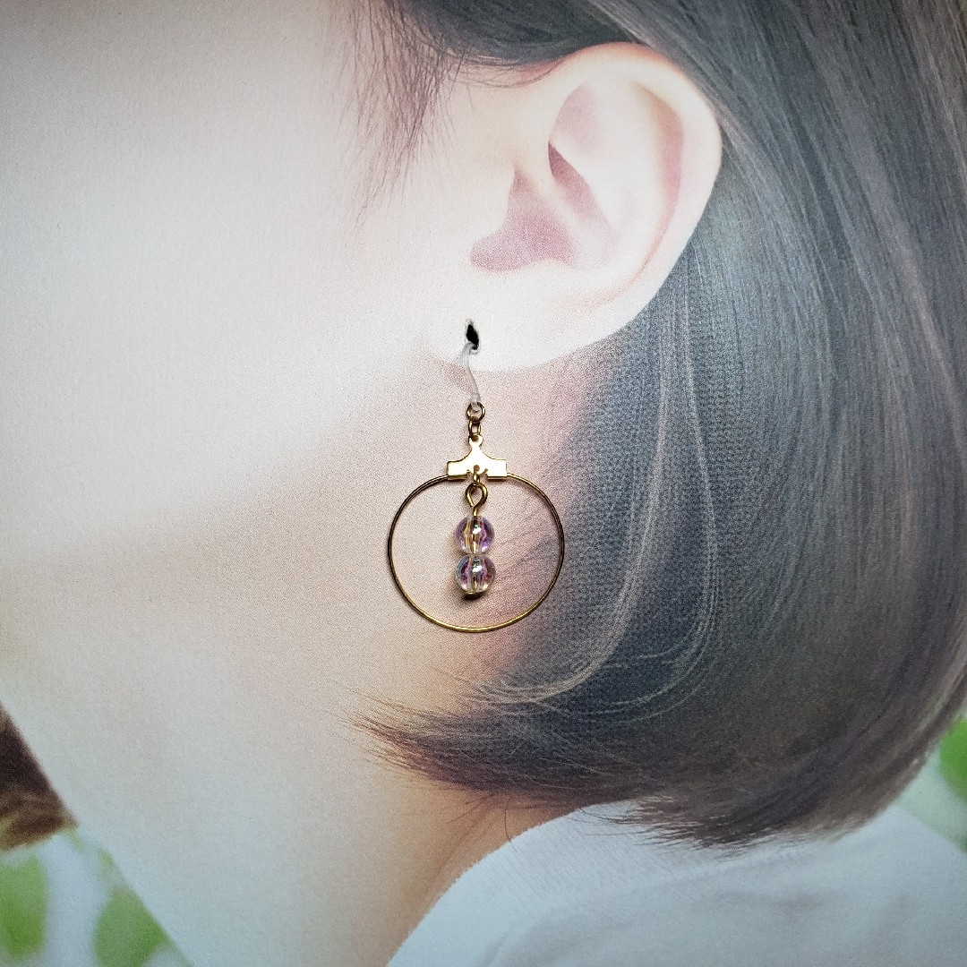 No.135-B 【SALE】フープピアス・イヤリングの通販 by ♪美玖