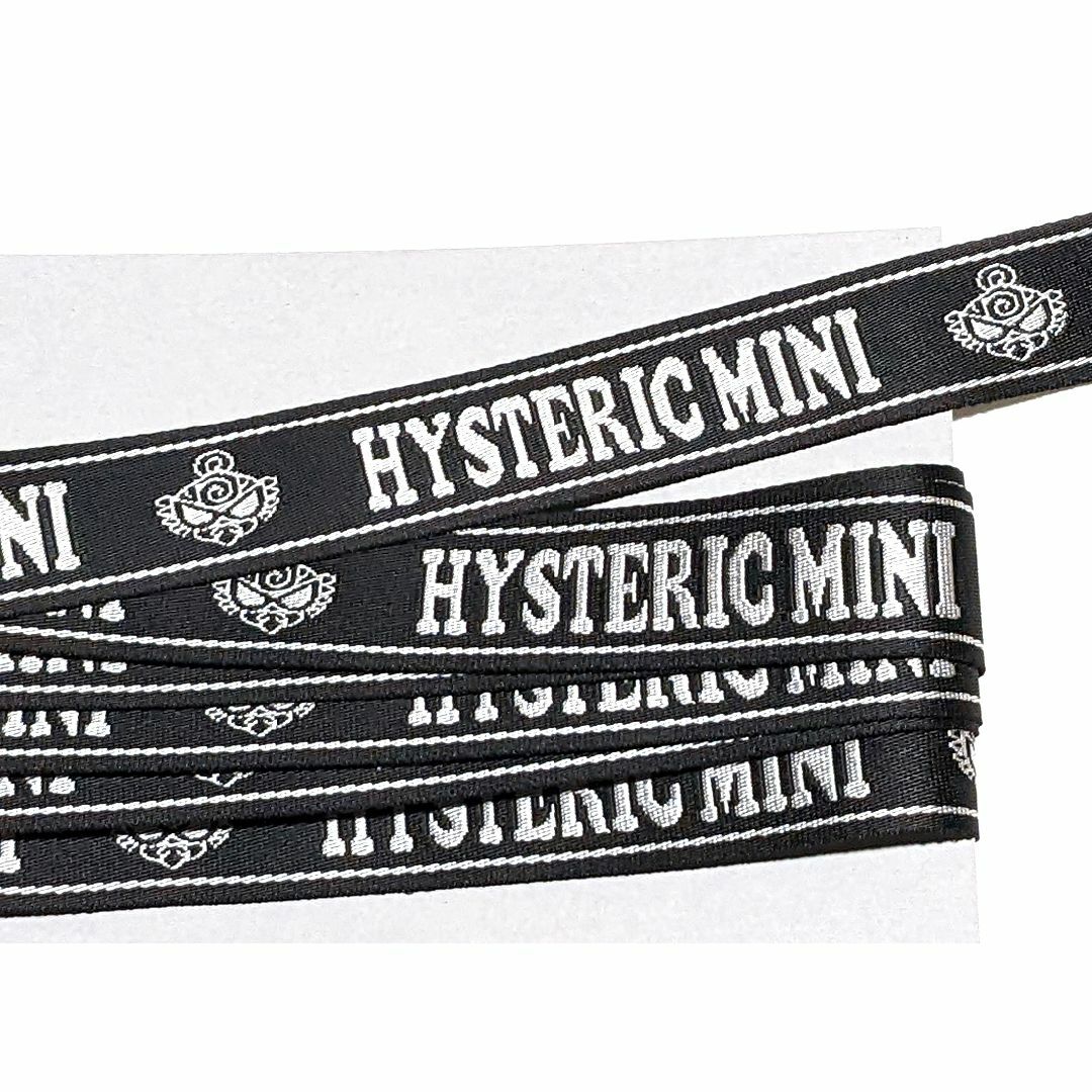 HYSTERIC MINI(ヒステリックミニ)のHYSTERIC MINI ヒスミニ・ロゴ&ミニ　テープ紐　約3ｍ＋2ｍ20cm ハンドメイドの素材/材料(生地/糸)の商品写真