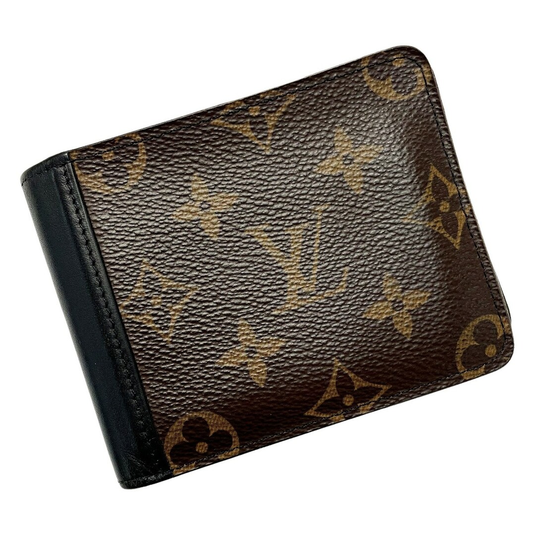 ☆☆LOUIS VUITTON ルイヴィトン モノグラムマカサー ポルトフォイユ ガスパル ２つ折り札入れ M93801 モノグラム メンズ 布袋有