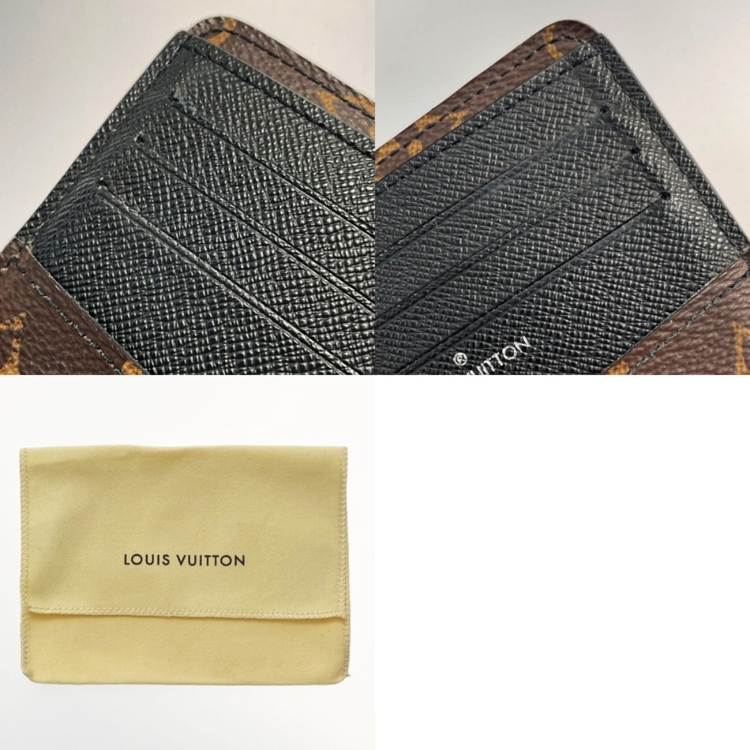 ☆☆LOUIS VUITTON ルイヴィトン モノグラムマカサー ポルトフォイユ ガスパル ２つ折り札入れ M93801 モノグラム メンズ 布袋有