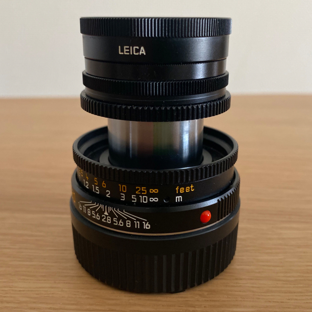 LEICA(ライカ)のLeica ライカ ELMAR-M 50mm f/2.8 ブラック スマホ/家電/カメラのカメラ(レンズ(単焦点))の商品写真