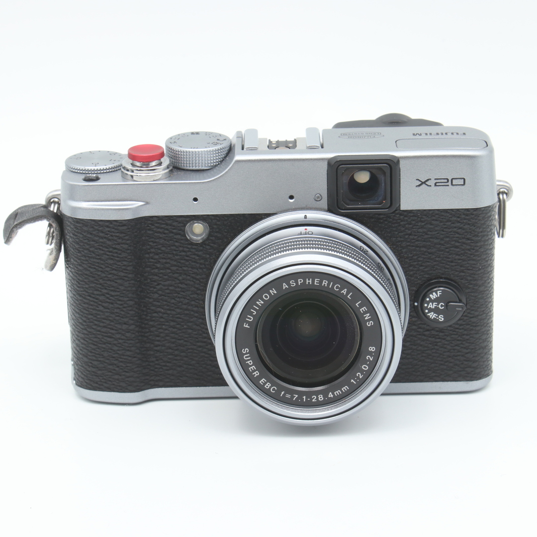 【美品】FUJIFILM デジタルカメラ X20S 光学4倍 シルバー F FX-X20S