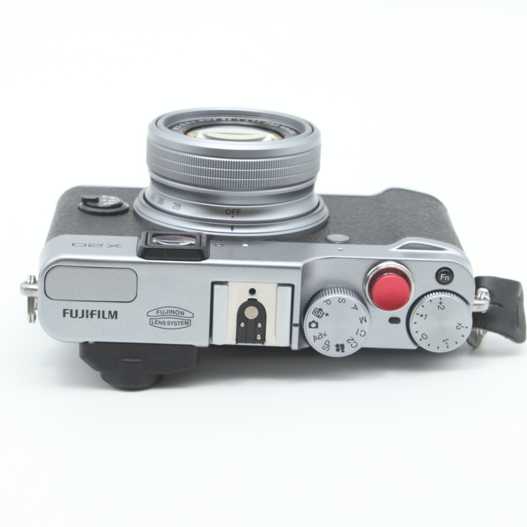 【美品】FUJIFILM デジタルカメラ X20S 光学4倍 シルバー F FX-X20S