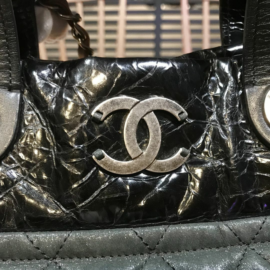 CHANEL(シャネル)の超美品 シャネル インザミックス 2WAYハンドバッグ スパークルレザー レディースのバッグ(ハンドバッグ)の商品写真