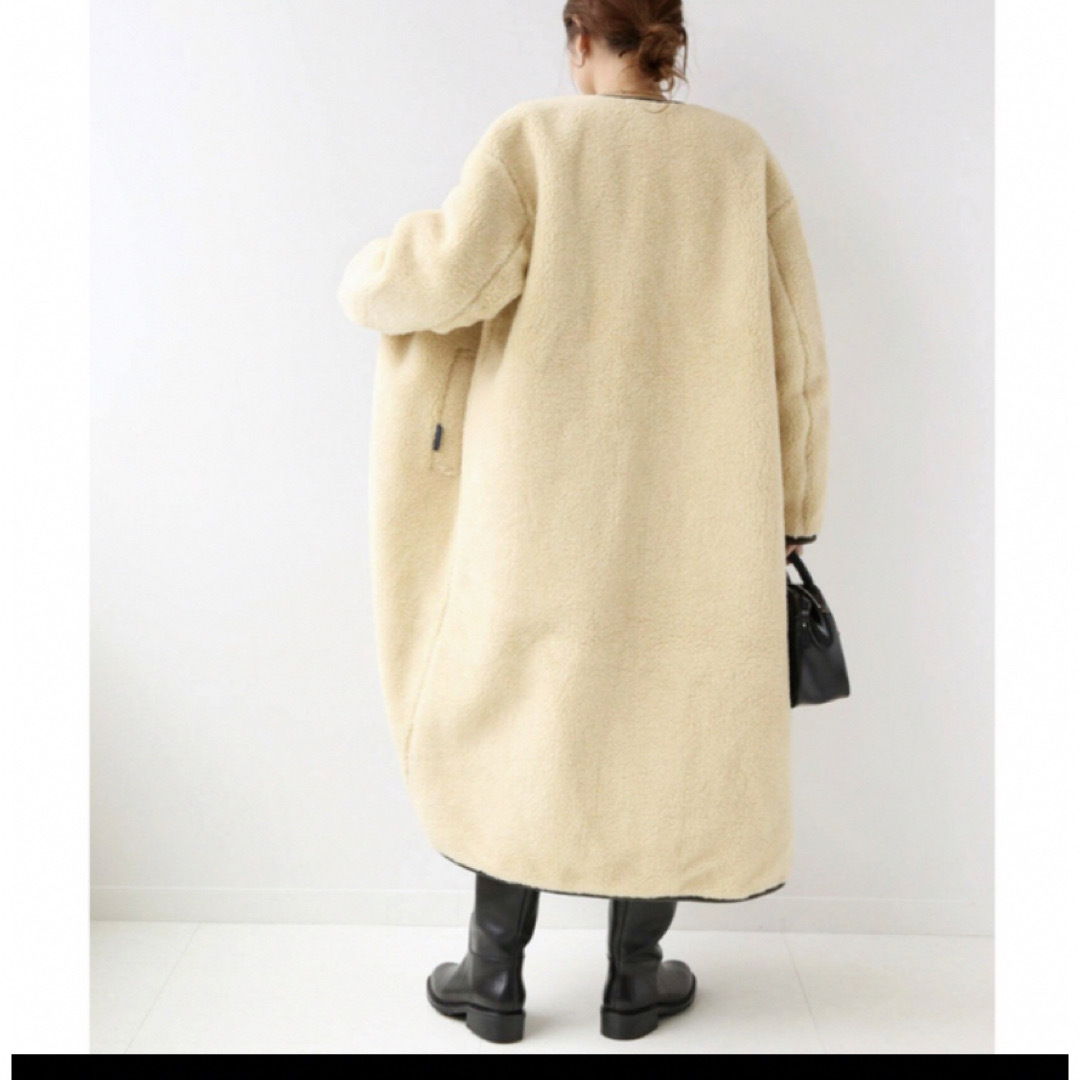 LAVENHAM ラベンハム シェルパロングコート 36 - ロングコート LAVENHAM ラベンハム シェルパロングコート 36