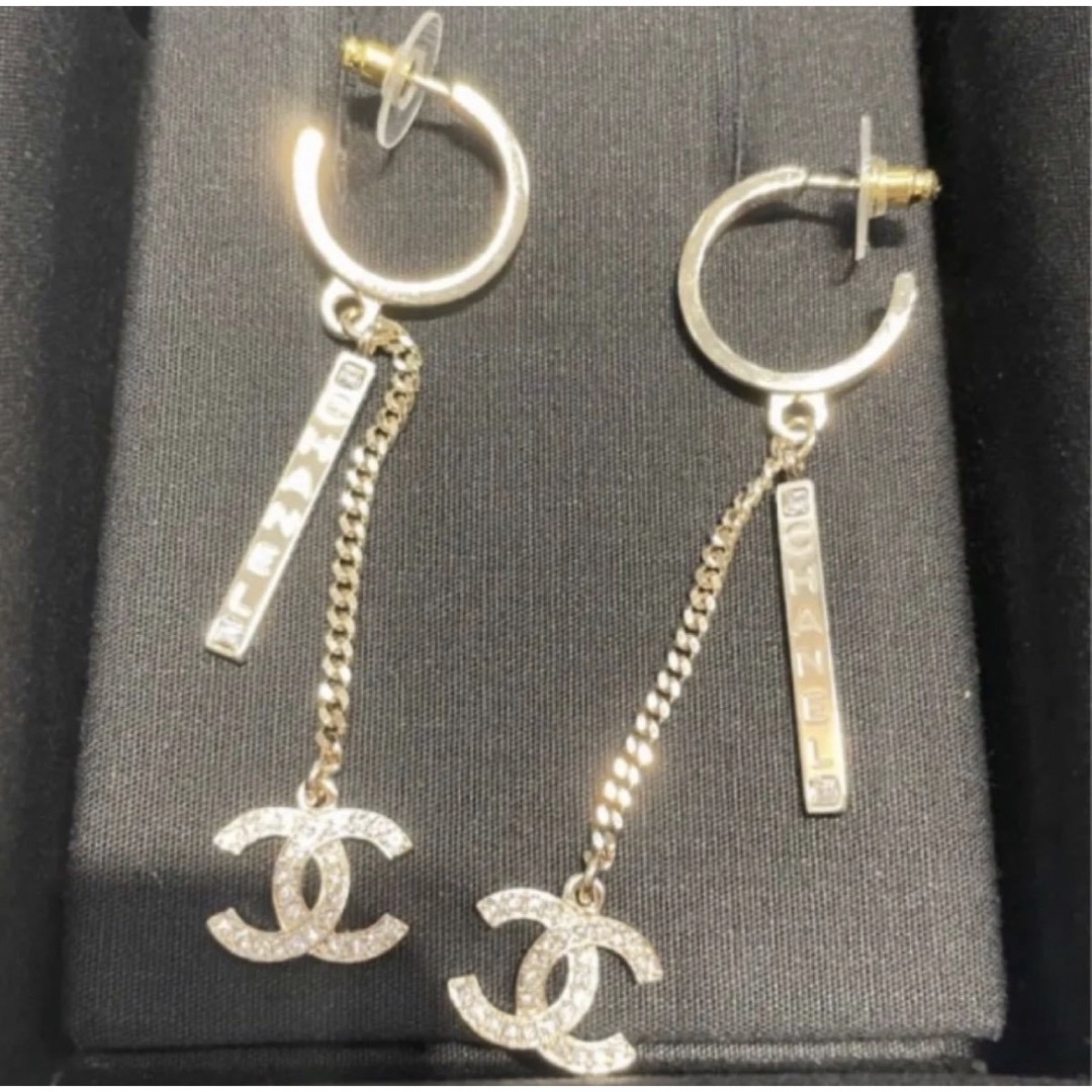 CHANEL - シャネル チェーンピアス BTS テテ ジミン着用 超入手困難品