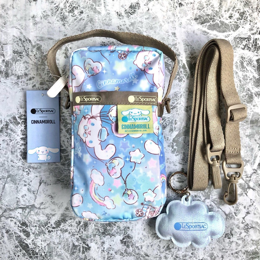 【海外限定】LeSportsac  サンリオ　コラボ　シナモロール　ミニバッグ