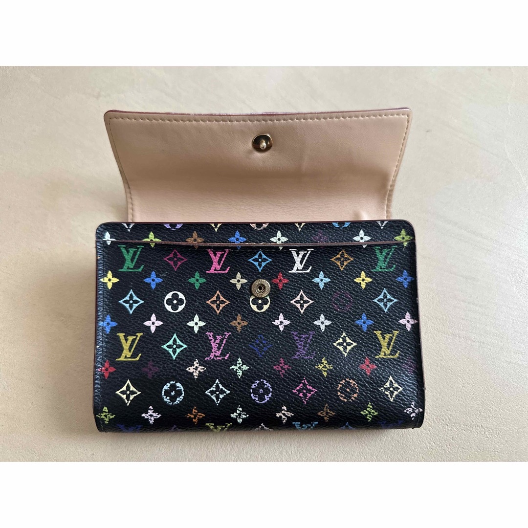 ルイヴィトン Louis Vuitton マルチカラー 三つ折り 財布 - 財布