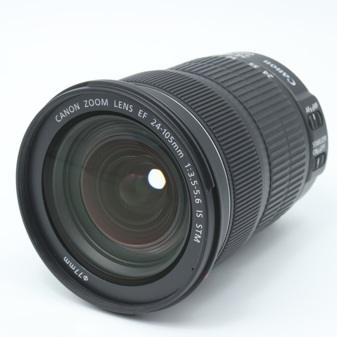 【美品】Canon 標準ズームレンズ EF24-105mm F3.5-.5.6 IS STM フルサイズ対応 EF24-105ISSTM