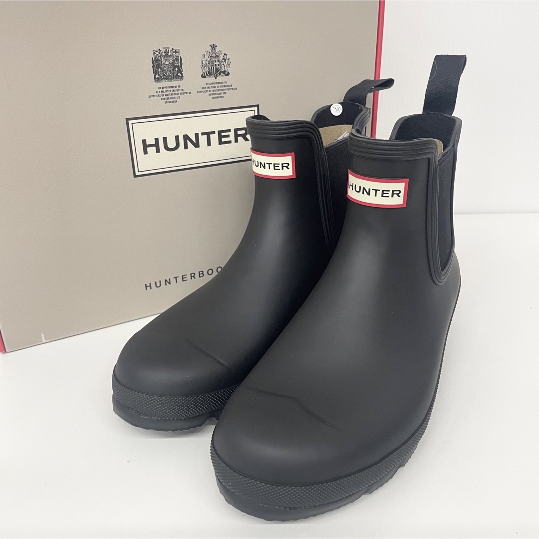 新品 HUNTER メンズ 27cm オリジナル チェルシー レインブーツ