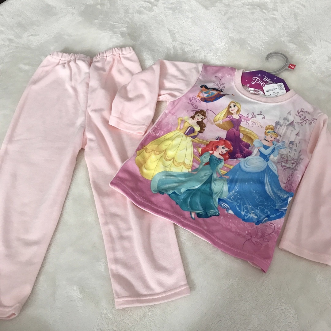 [Disney] パジャマセット ディズニー プリンセス 長袖 パジャマ セット