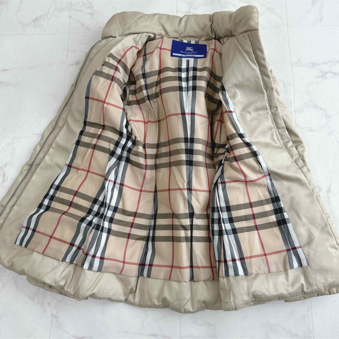 BURBERRY BLUE LABEL(バーバリーブルーレーベル)のBURBERRY BLUE LABEL ダウンコート ダッフル 裏地ノバチェック レディースのジャケット/アウター(ダウンコート)の商品写真