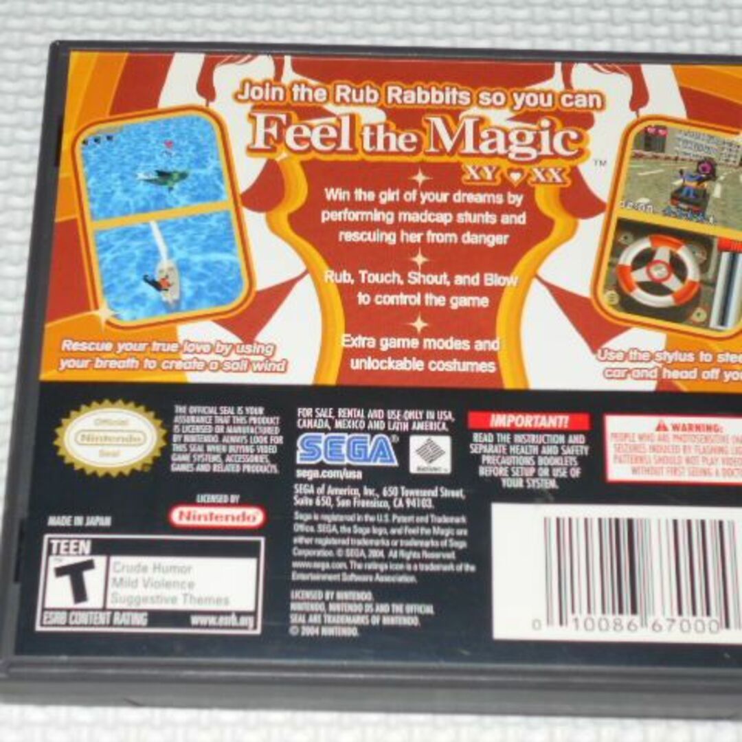 可愛いクリスマスツリーやギフトが！ ニンテンドーDS - DS☆Feel the Magic XY XX 海外版 北米版の 携帯用ゲームソフト