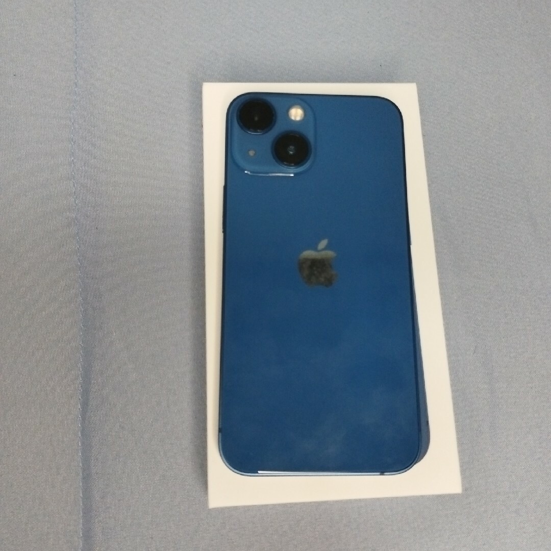 スマートフォン本体アップル iPhone13 mini 128GB ブルー au