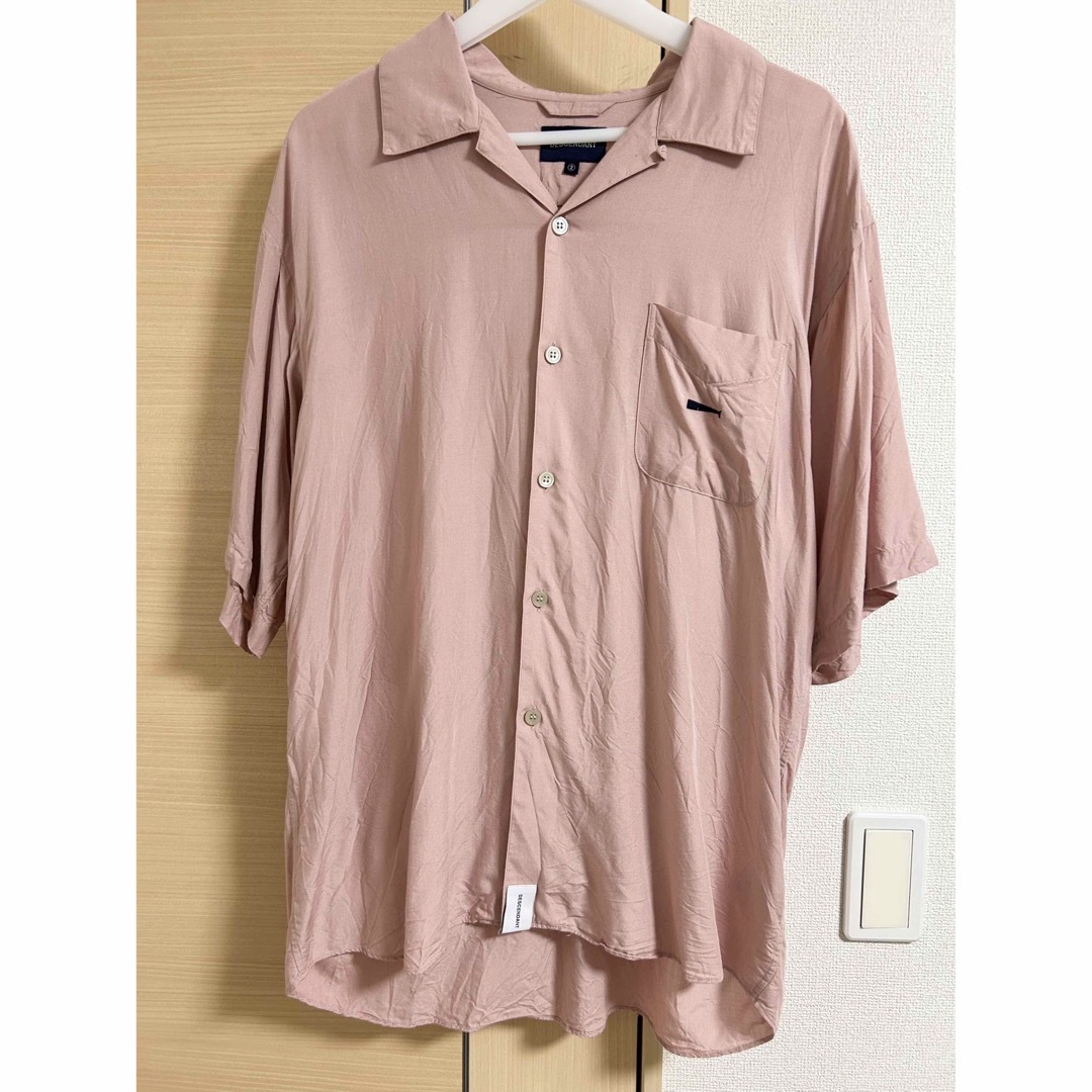 DESCENDANT PIER RAYON SS SHIRT PINK 2 - シャツ