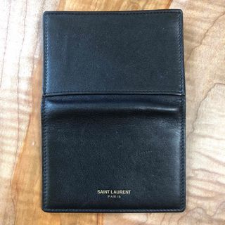 サンローラン(Saint Laurent)のSAINT LAURENT カードケース ブラック(名刺入れ/定期入れ)