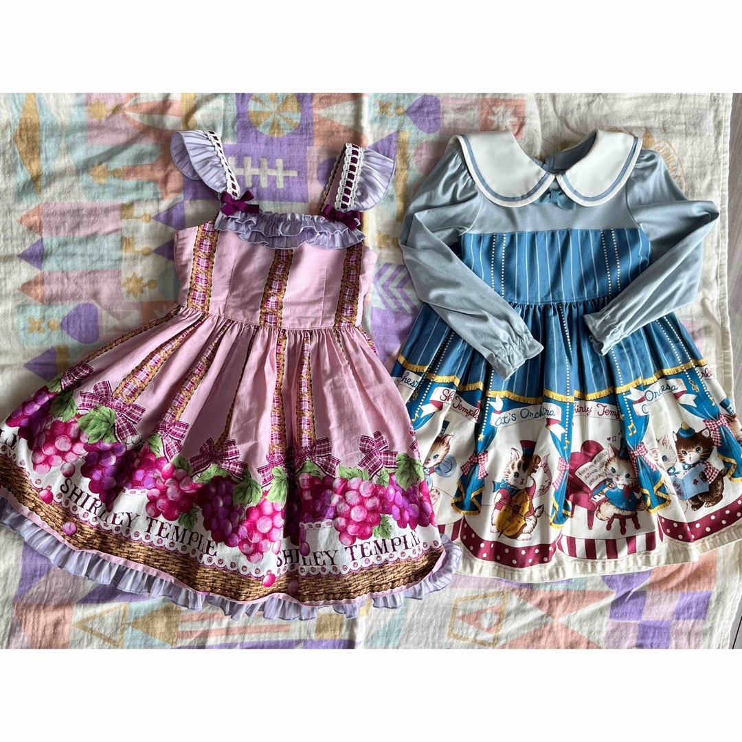 Shirley Temple(シャーリーテンプル)のシャーリーテンプル　100センチ キッズ/ベビー/マタニティのキッズ服女の子用(90cm~)(ワンピース)の商品写真