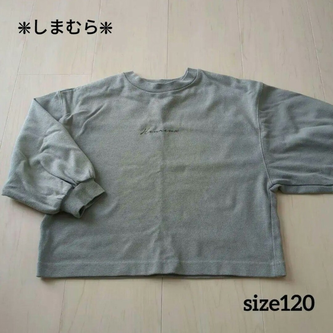 しまむら(シマムラ)のトレーナー 110 120 キッズ/ベビー/マタニティのキッズ服女の子用(90cm~)(Tシャツ/カットソー)の商品写真