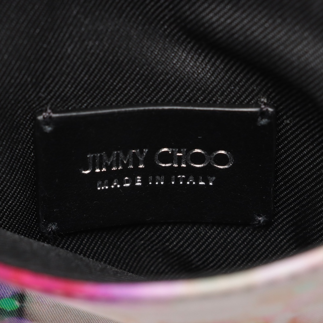 JIMMY CHOO(ジミーチュウ)の新品同様 ジミーチュウ レザー フラワー 花柄 ショルダーバッグ 斜め掛け ハンド トート 人気 定番 レディース TMT 0912-T47 レディースのバッグ(ショルダーバッグ)の商品写真