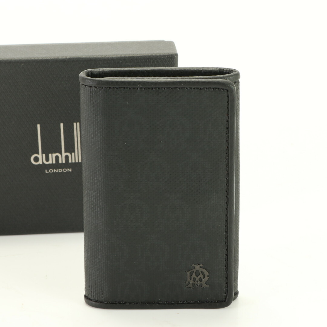 DUNHILL 6連キーケース ディーエイト キャンバス ダークブラウン