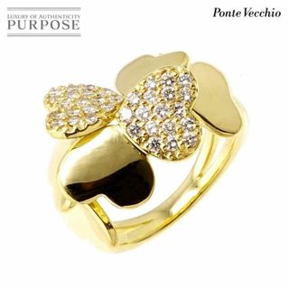 ポンテヴェキオ(PonteVecchio)のポンテヴェキオ Ponte Vecchio 10号 リング ダイヤ 0.50ct K18 YG 750 指輪  2002年クリスマス限定 VLP 90196623(リング(指輪))