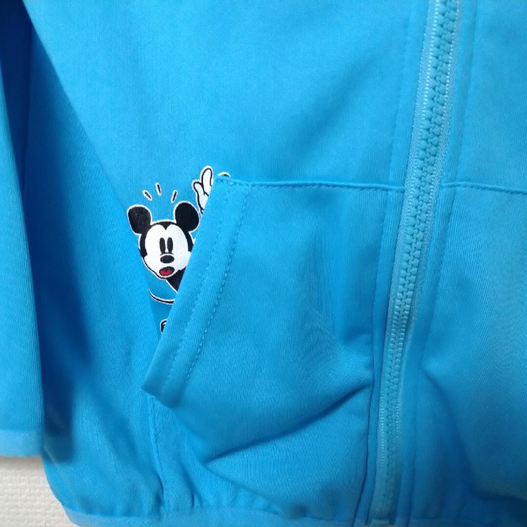 Disney(ディズニー)の新品 Disney ミッキーフード付きパーカー（100） キッズ/ベビー/マタニティのキッズ服男の子用(90cm~)(ジャケット/上着)の商品写真