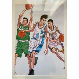 シュウエイシャ(集英社)の【額装品】スラムダンク　SLAM DUNK  井上雄彦 ポスター大ver  B(その他)