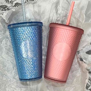 2本セットで スターバックス タンブラー バンピー プリズム ピンク