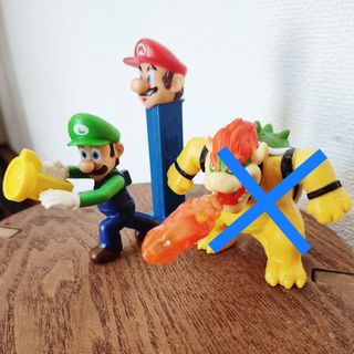 ニンテンドウ(任天堂)の【美品】マリオ、ルイージ、2体セット(キャラクターグッズ)