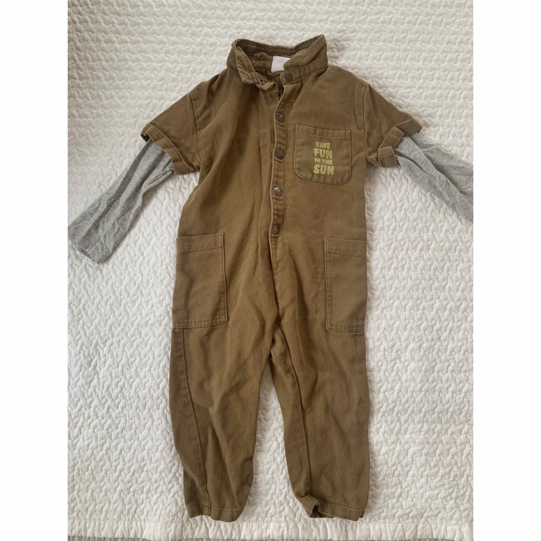 ZARA KIDS(ザラキッズ)のZARA ジャンプスーツ　男の子 キッズ/ベビー/マタニティのキッズ服男の子用(90cm~)(パンツ/スパッツ)の商品写真