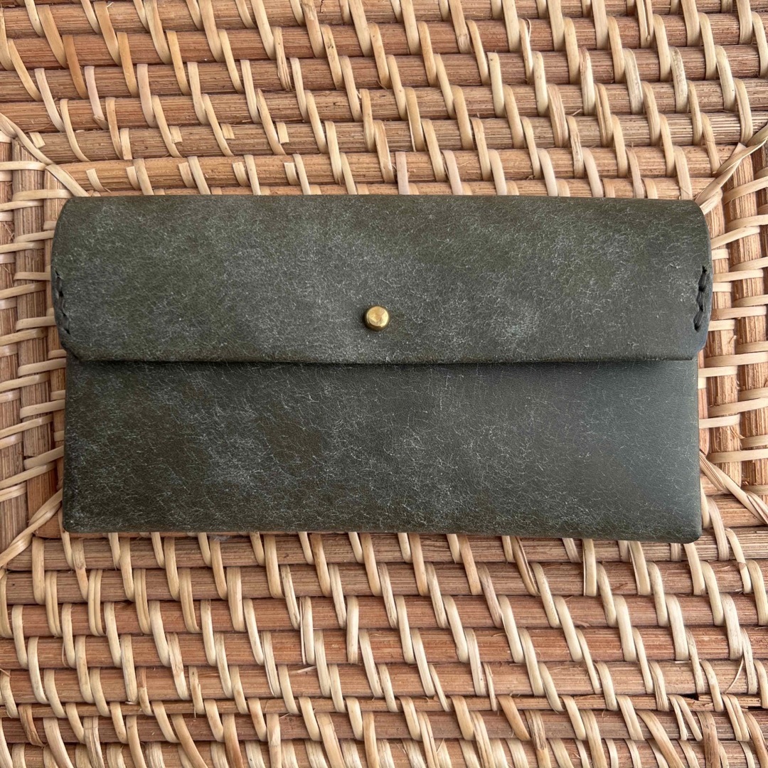 safuji - 新品未使用*SAFUJI サフジ ミニ長財布 グリージオの safuji - 新品未使用*SAFUJI サフジ ミニ長財布 グリージオの