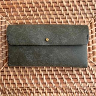 safuji - 新品未使用*SAFUJI サフジ ミニ長財布 グリージオの safuji - 新品未使用*SAFUJI サフジ ミニ長財布 グリージオの