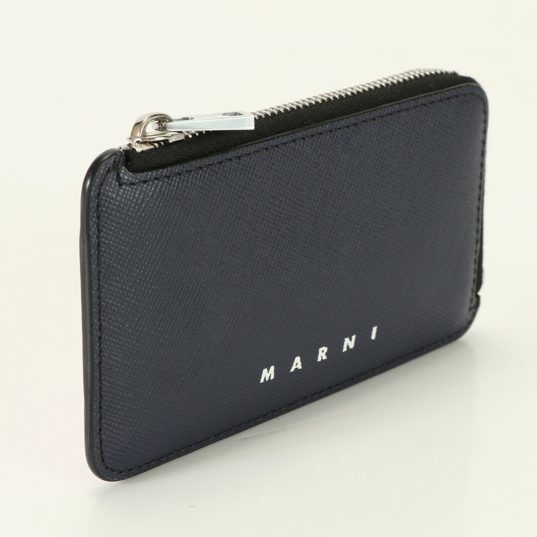 Marni - 極美品 MARNI マルニ サフィアーノ レザー ロゴ カードケース